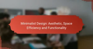 Minimalist Design: Aesthetic, Space Efficiency and Functionality